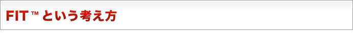 FITという考え方